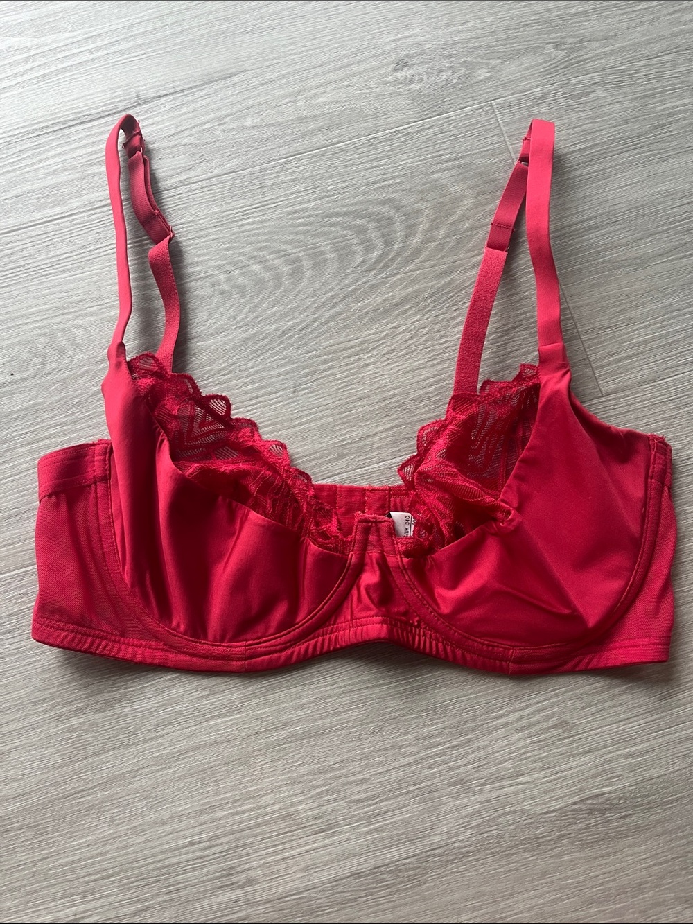 Cosabella Red Lace-Trim Underwire Bra